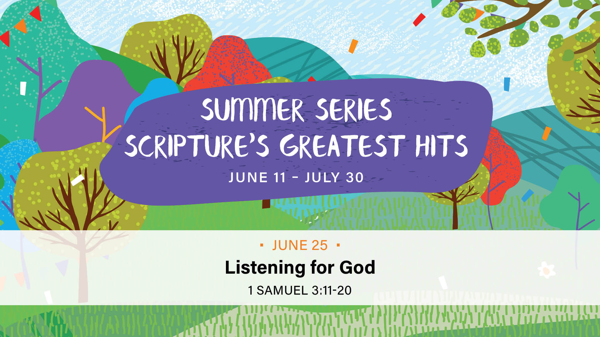 Scripture's Greatest Hits: Listening For God